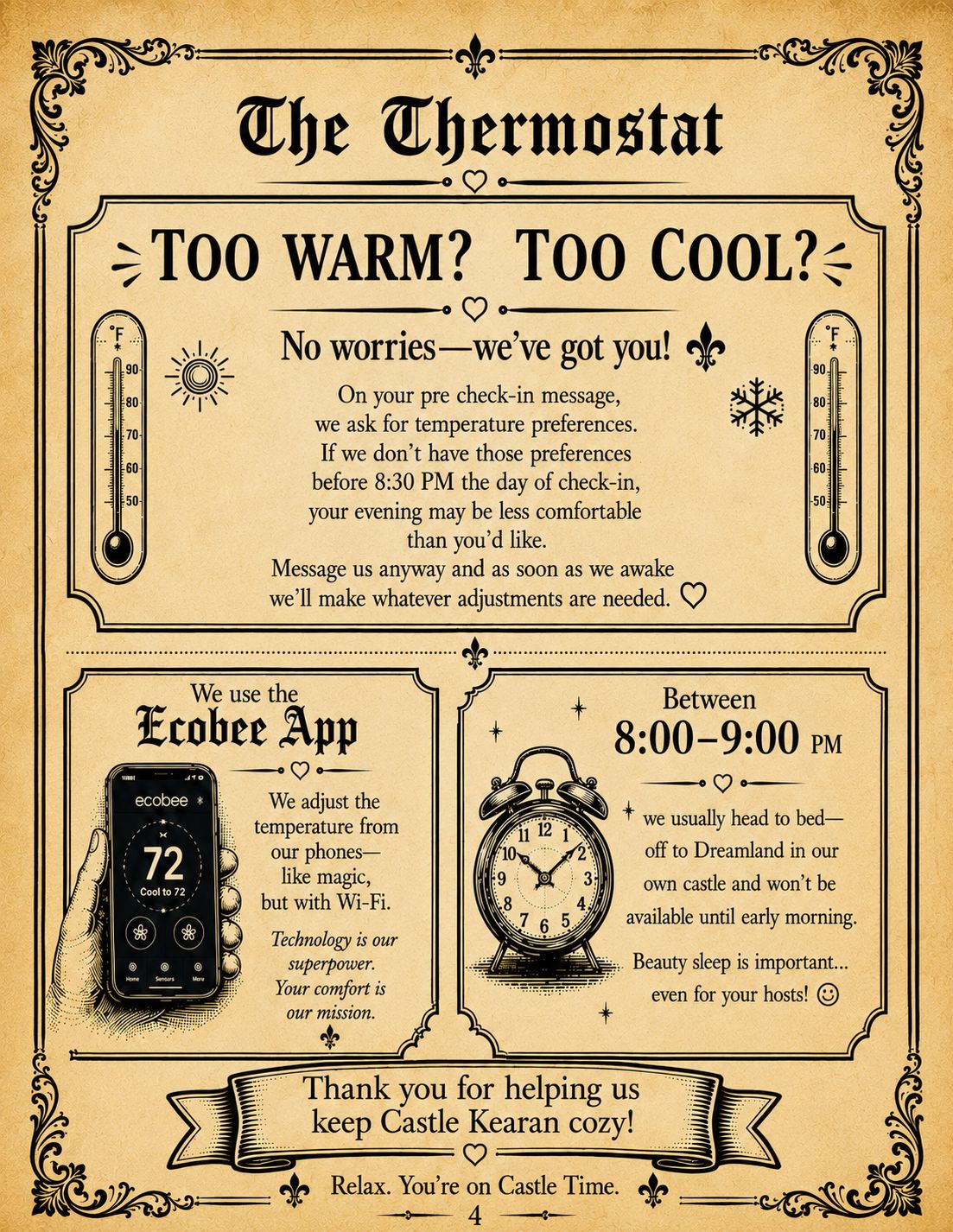 Castle Kearan guidebook page 4