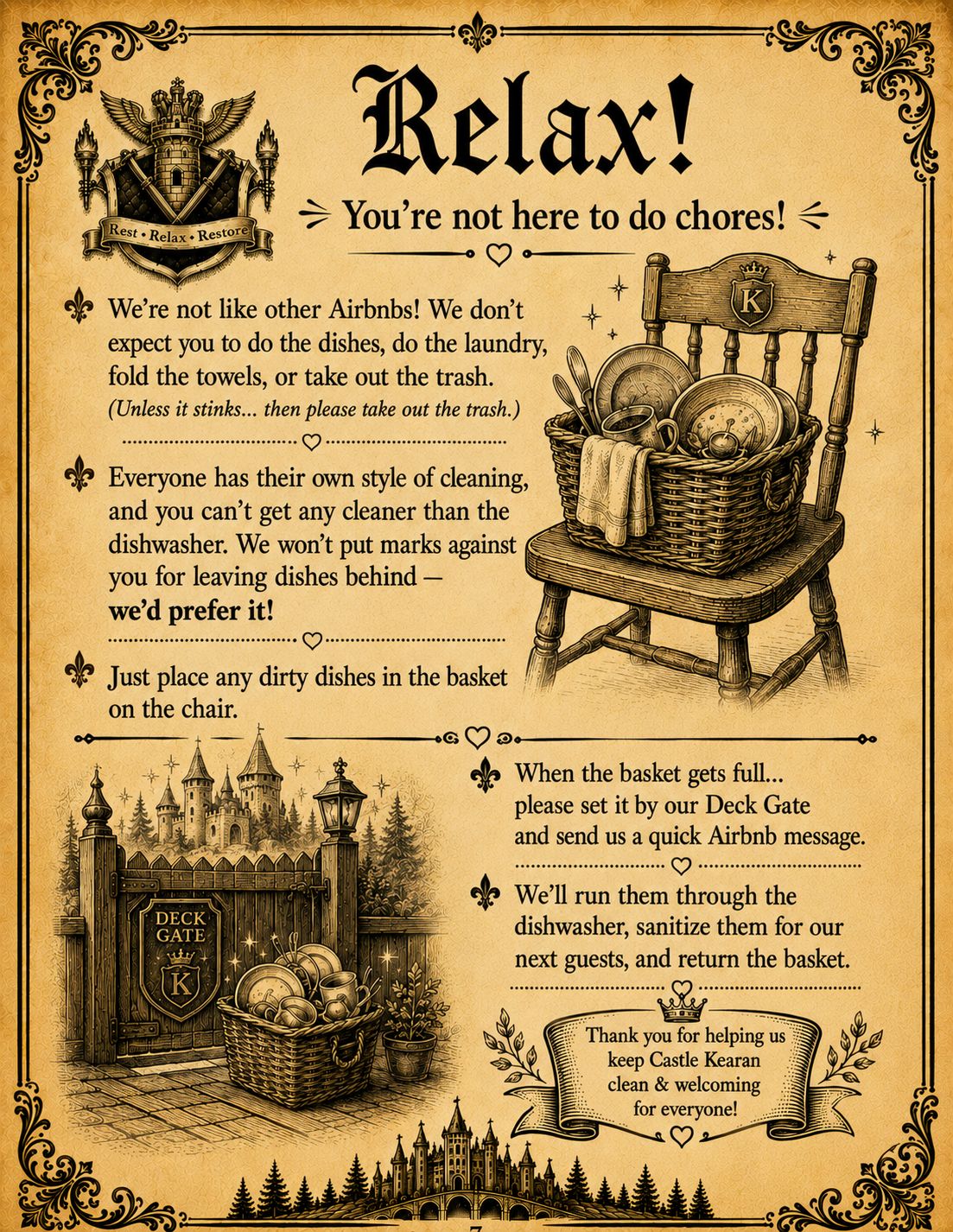Castle Kearan guidebook page 7