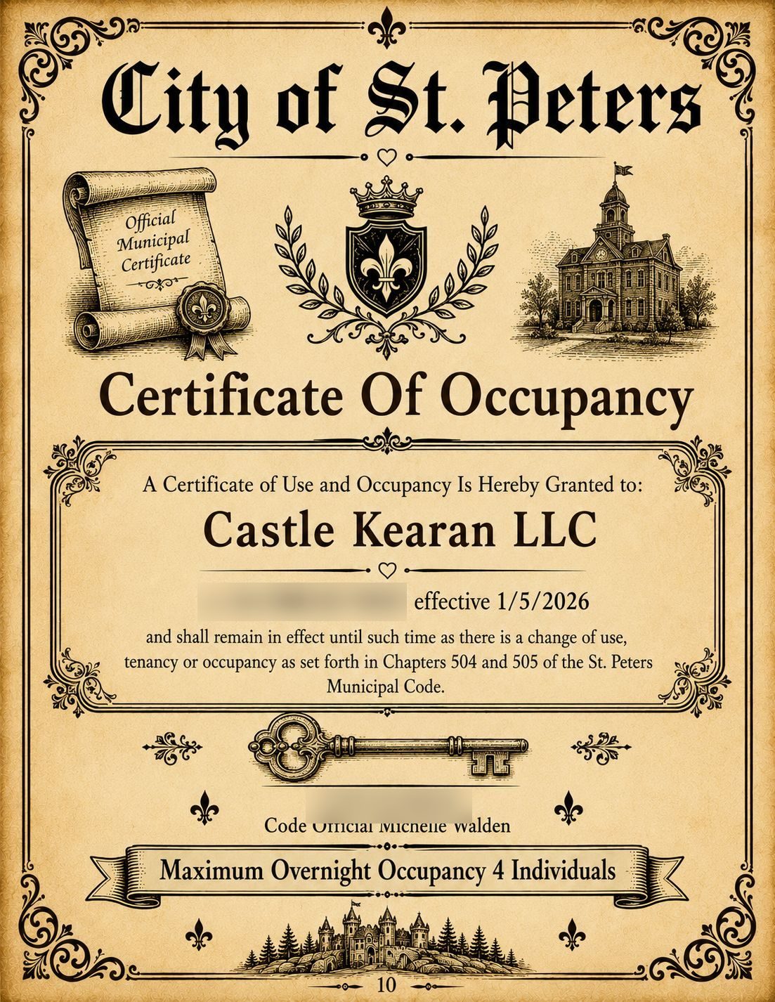 Castle Kearan guidebook page 10