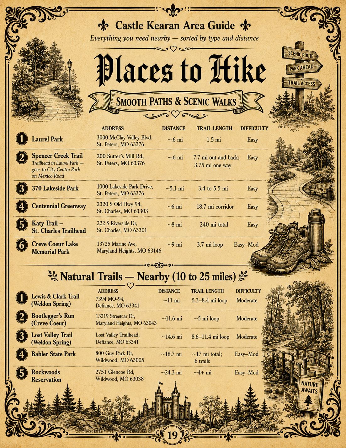 Castle Kearan guidebook page 19